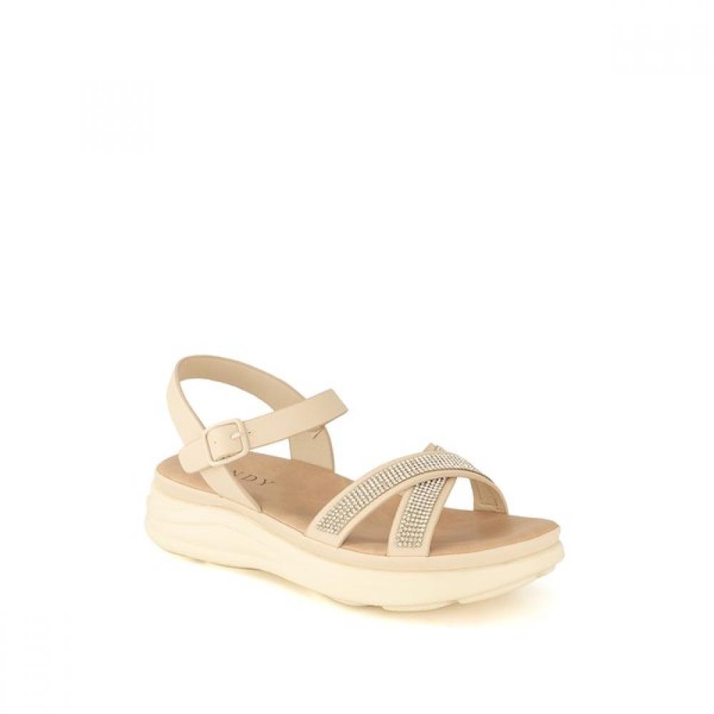 Tandy Women S caSual SandalS Ivory J1570v 225