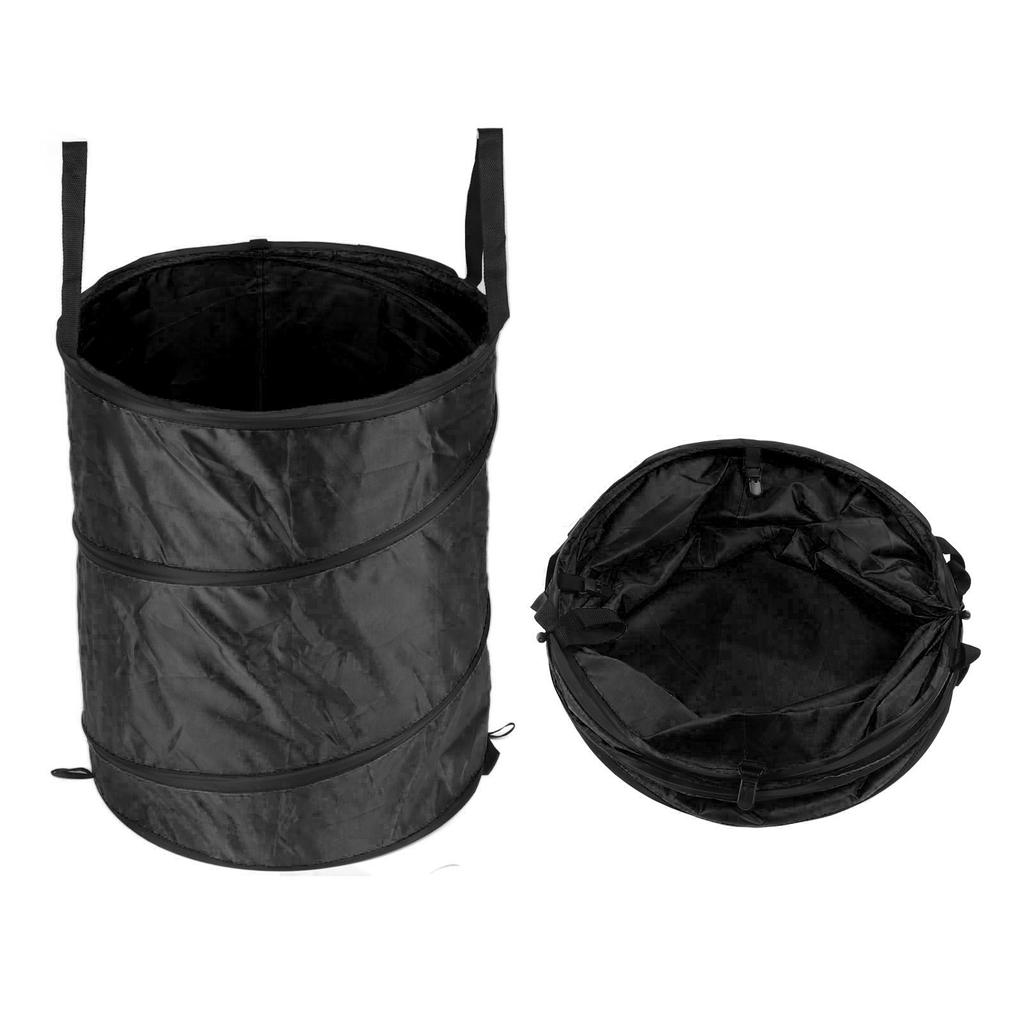 Collapsible Trash Can Waterproof Oxford Cloth Portable Camping Trash Can for Outdoor Balcony Garden