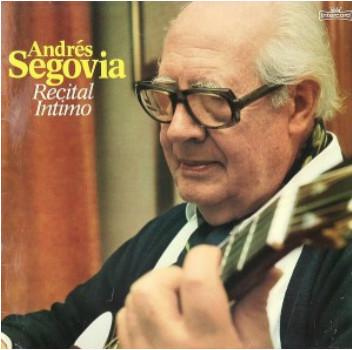 

LP Record ANDRES SEGOVIA Recital Intimo INT160808 INTERCORD Germany Classical Used