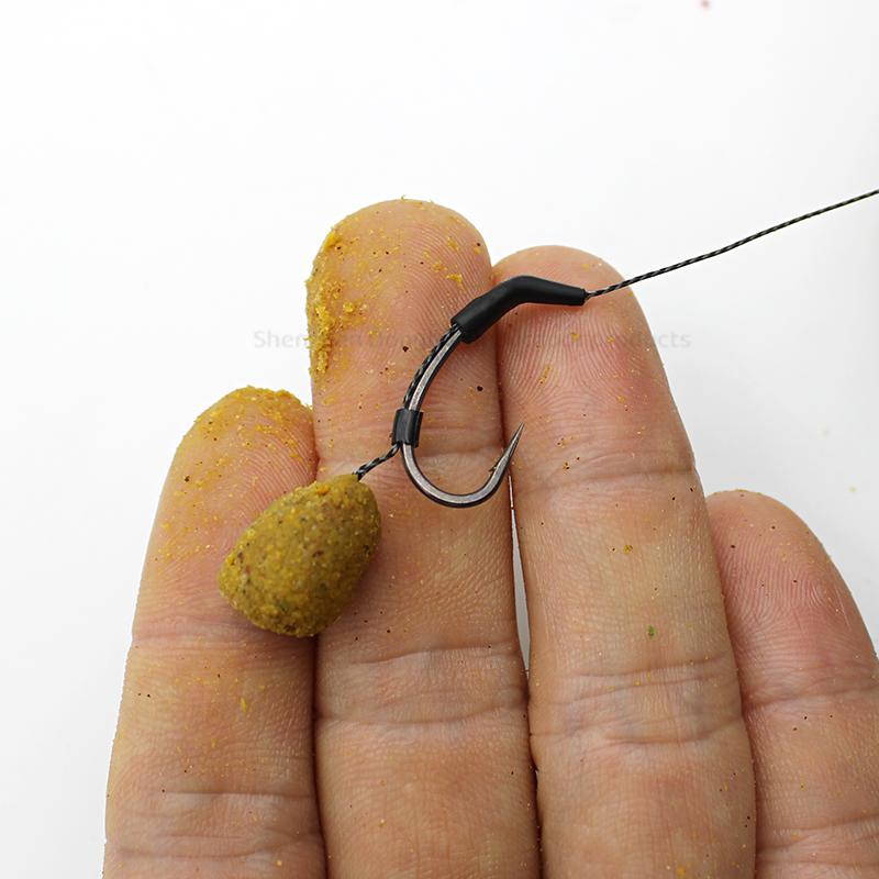 10 Stück Karpfenangeln Paste Köderkorb für Haarvorfach Köderkorb Köder Köderkorb für Karpfenangeln Haarvorfach Zubehör