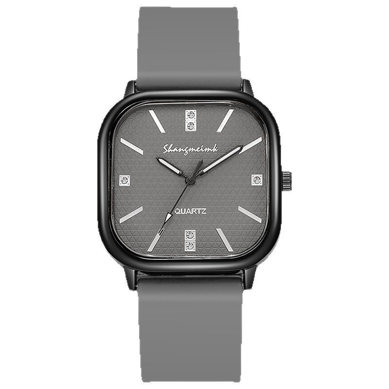 Vintage Style Quartz Watch With Silicone Band For Men And Women
