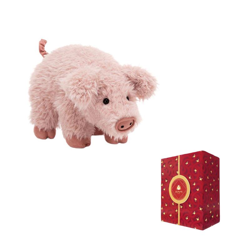JELLYCAT Farm Animal Series SUPER SOFTIES Colfi Piglet Cute Pink Doll Plush Figure 24cm Height
