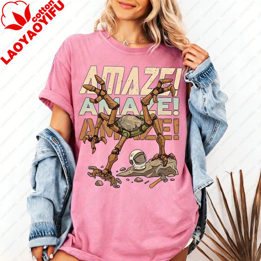 Rocky Amaze Amaze Amaze Shirt Hail Mary Book Inspired Tee Scifi Reader Gift Tshirt Latest Trendy Style Unisex Unisex Cotton Tops