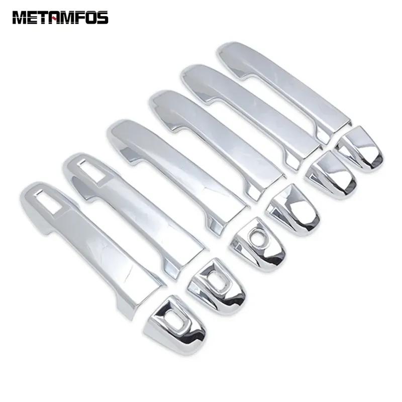 For Toyota Noah Voxy R80 2014-  Chrome Side Door Handle Bowl Cover Trim Protection Cap Exterior Accessories Car Styling