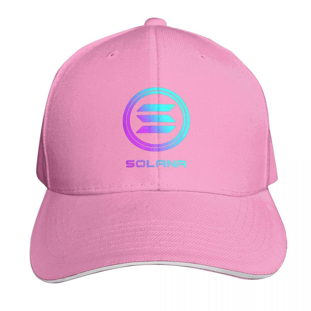 Solana Crypto Solana Cryptocurrency SOL Cap Fashion Casual Baseball Caps Adjustable Hat Hip Hop Summer Unisex Baseball Hats