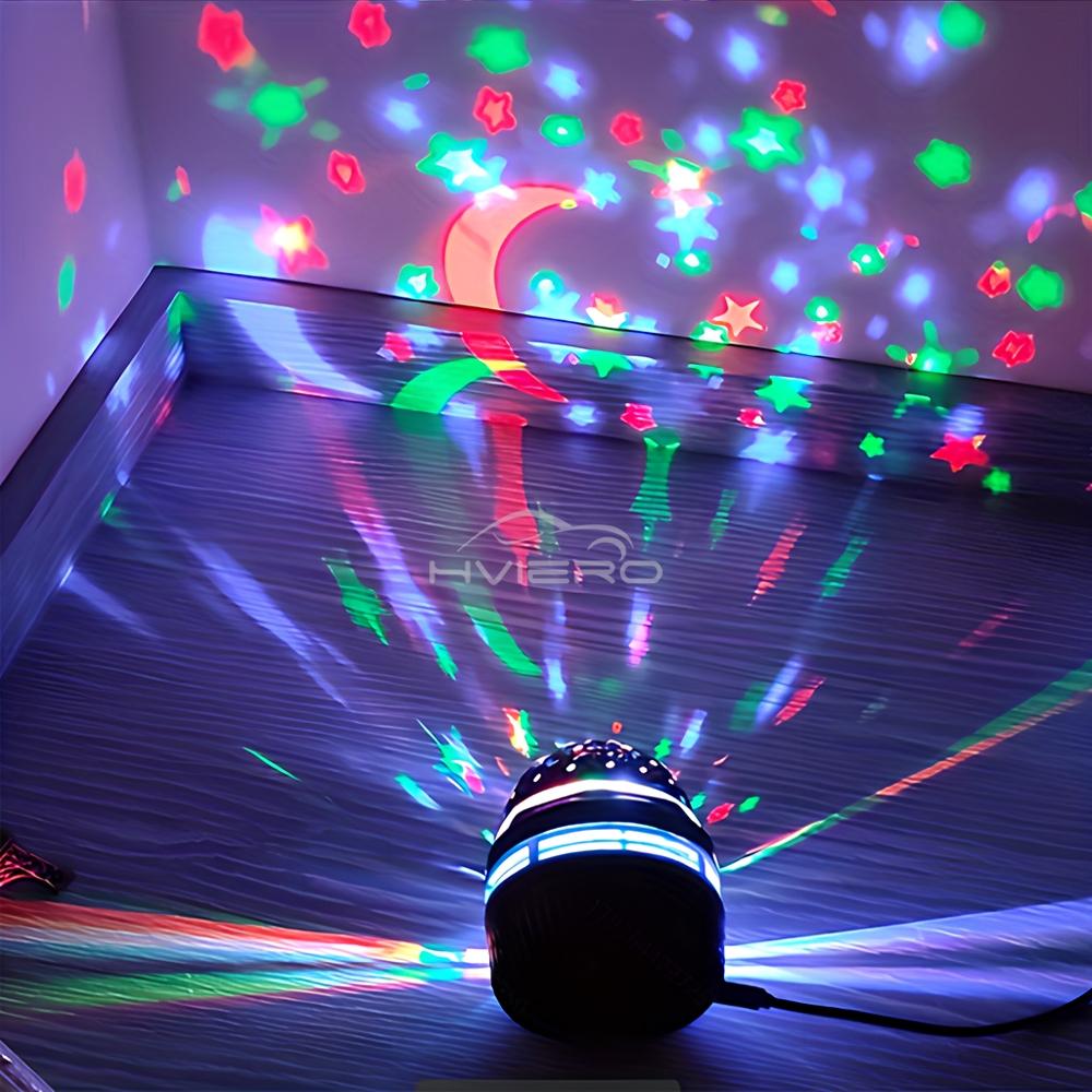 LED Galaktyczna Nocna Lampa Atmosferyczna RGB Gwiazda Wir Projekcja Pilot Kolorowa Lampa do Pokoju Dziecięcego Salonu Imprezy