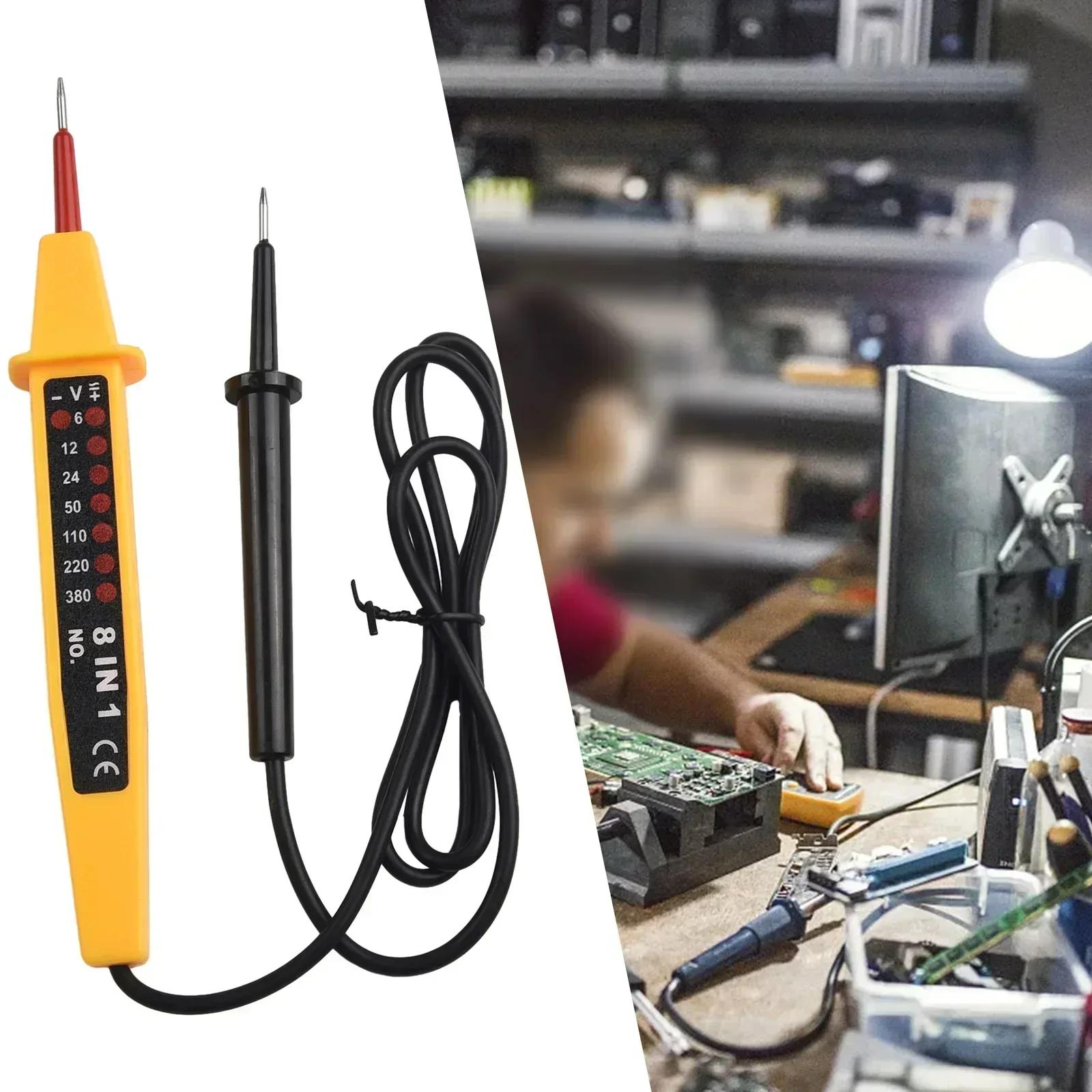 

8 In 1 Voltage Tester Voltage Detector 6-380V 50-500Hz Electric Sensor Test Pencil Voltage Indicator Meters Tool China Mainland