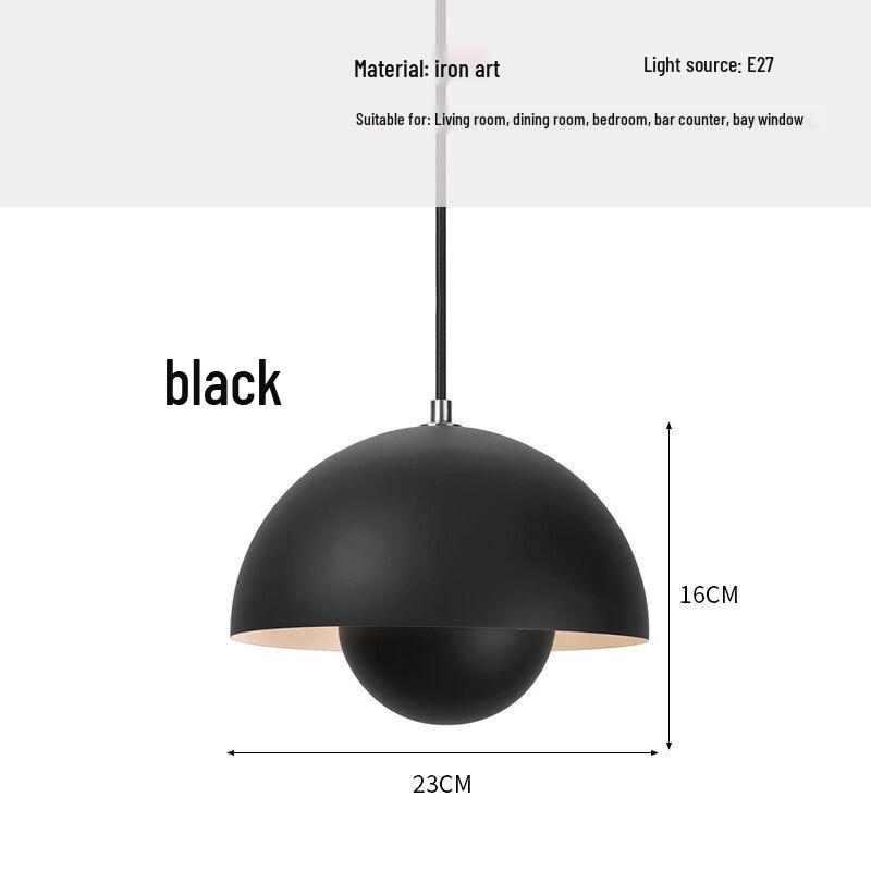 

Современная датская люстра-бутон - Элегантное, креативное освещение для ресторанов, баров, спален и магазинов Without Bulb