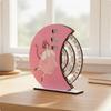 Rotary Enduring Desk Calendar Decorative Ornament Wooden Manual Rolling Date