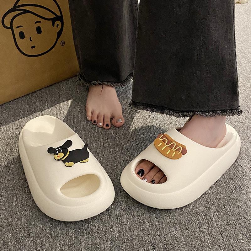 Prémiové pantofle se silnou podrážkou pro ženy k nošení ven v létě nové deodorizační, protiskluzové a chladivé pantofle zvyšující výšku pro ženy