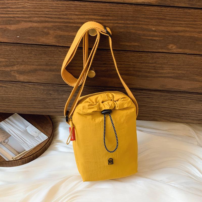 Canvas bag women's summer versatile new niche design messenger bag casual mobile phone bag