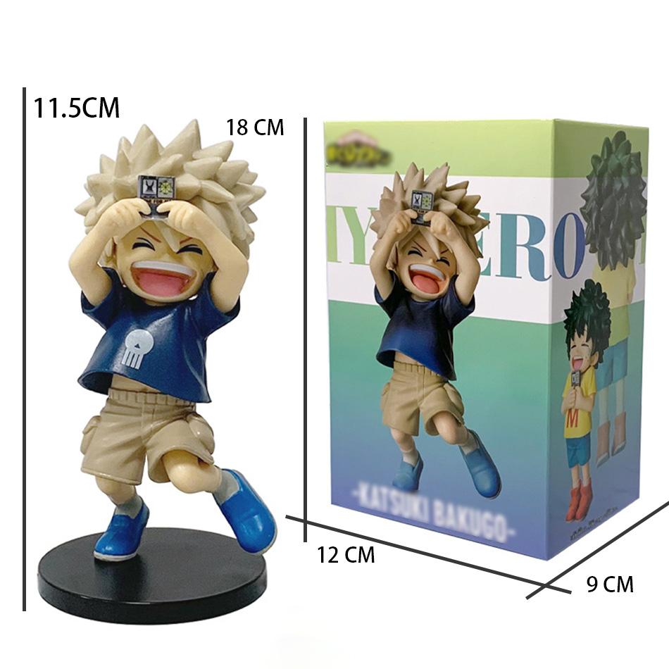 | In Stock Gift | My Hero Academia Childhood Izuku Midoriya / Childhood Katsuki Bakugo Figure Model Decoration Doll