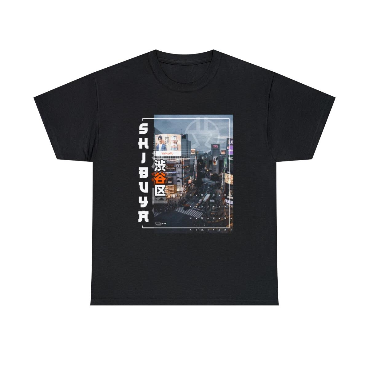 

Shibuya Fashion Graphic design streetwear Japan style T shirt Unisex 2XL