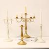 Vintage French Candelabra Ornament – Romantic European Candle Holder for Table Decor and Photo Props