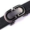 Men'S Belt Leather High-End Business Belt First Layer Cowhide Casual Versatile Automatic Buckle Business Belt Men