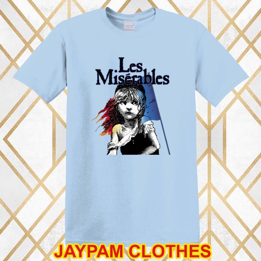 Les Miserables Broadway Show Musical Men s Light Blue Size S 5XL S