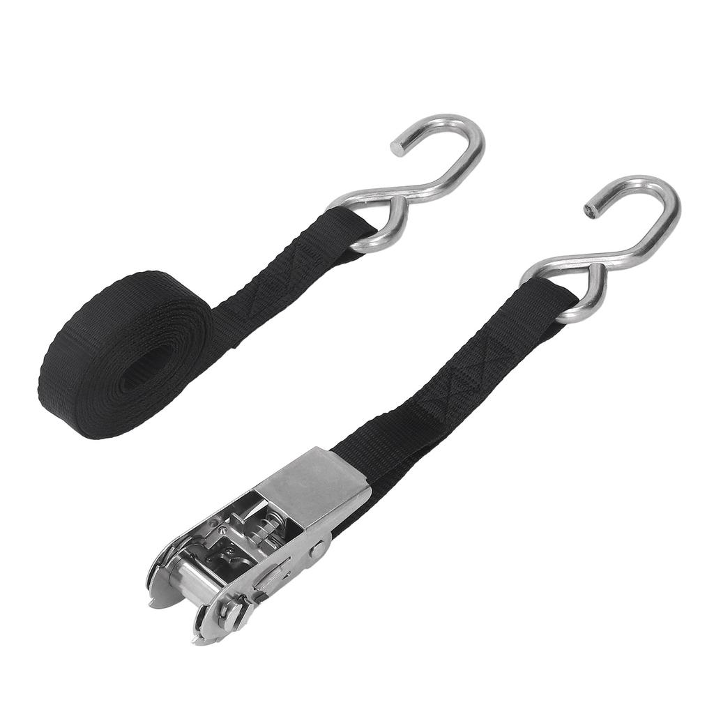 Chingi cu clichet 1in 25mm Negru Rezistent la rugină Cusături precise pentru motocicletă remorcă camion