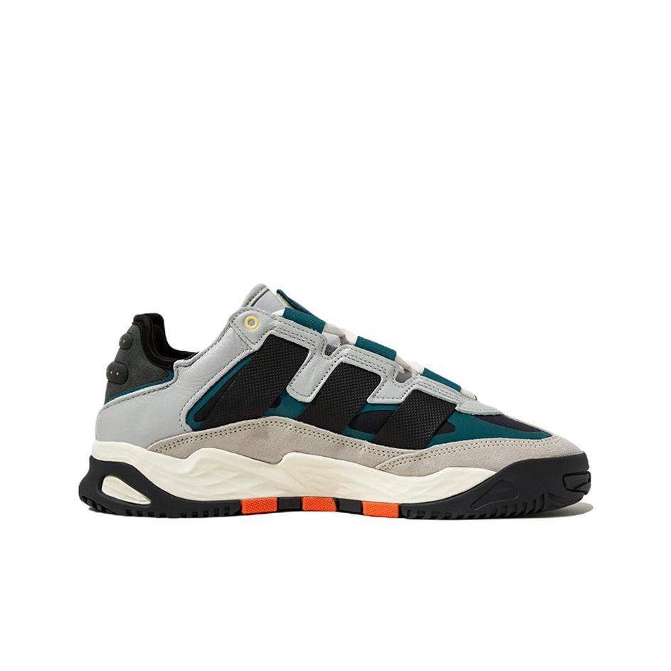 adidas gazelle silver green womens adidas Originals Unisex Niteball Trainers - Grey One / Turbo