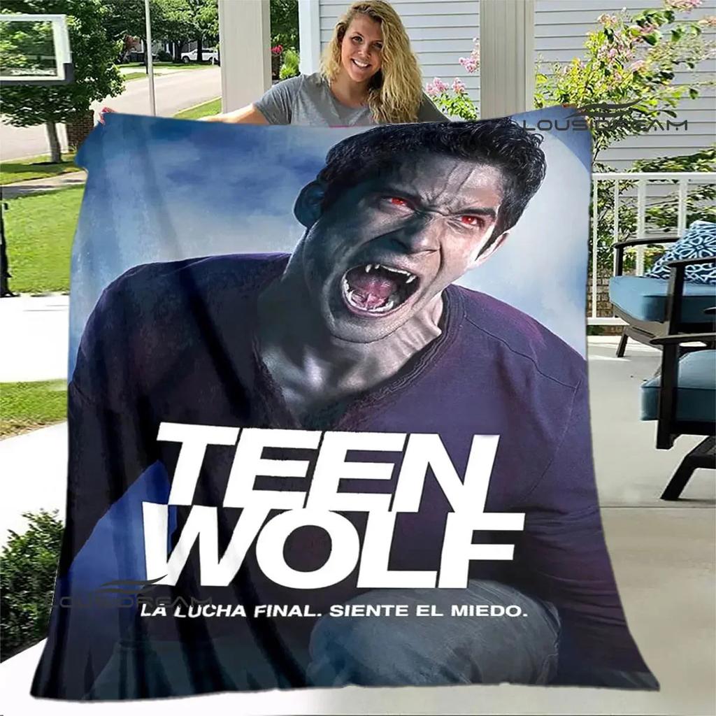 Film Teen Wolf Druckdecke warme Decke Flanschdecke weiche und bequeme Decke Haus Reise Decke Geburtstagsgeschenk