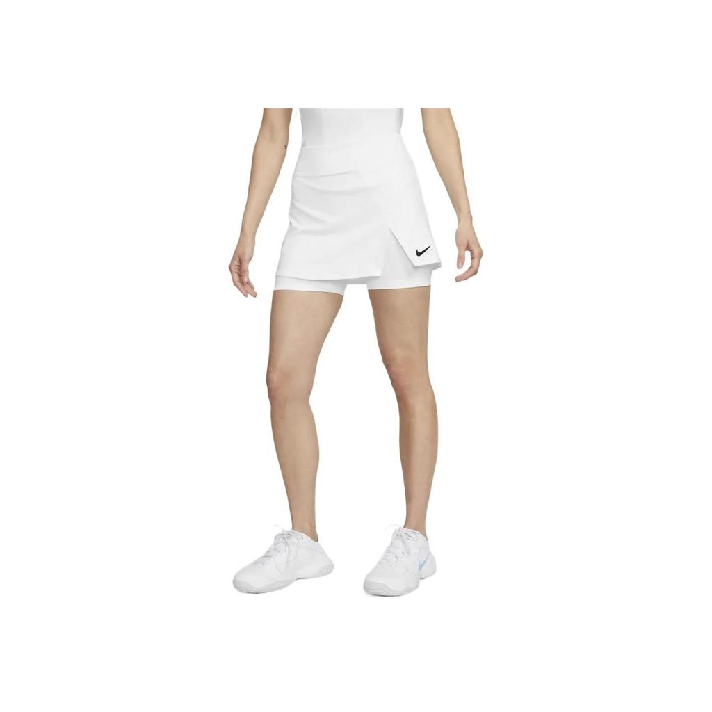 Nike Dri-FIT Solid Breathable Quick-Dry Tennis A-Line Skort Women Bottoms White DH9780-100