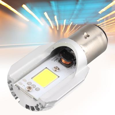 Fern-/Abblendlicht COB Roller Scheinwerfer Werkzeug BA20D Motorrad LED Scheinwerfer Birne Werkzeuge