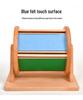 Beech Wood Rainbow Drum: Montessori Color Recognition Toy for Infants & Toddlers (0-3 Years).