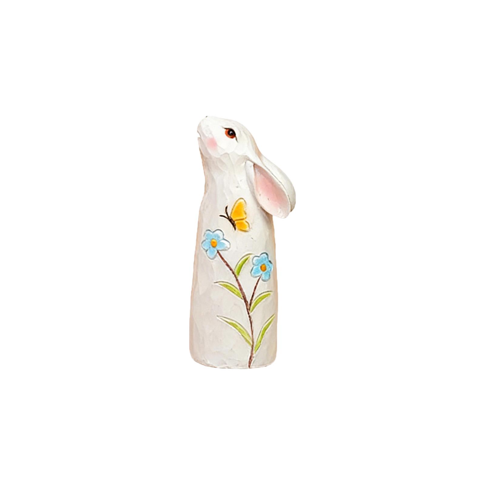 

The Easter Bunny Statue Brings A Warm And Atmosphere To Your Desk, Bookshelf Or Holiday Display. One Size