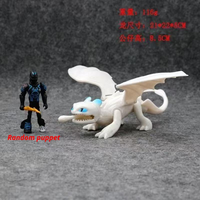 6 Pcs/Set How To Train Your Dragon Toothless Night Assemble Wings Pvc Action Figure Figurine Desktop Decoration For Collectors