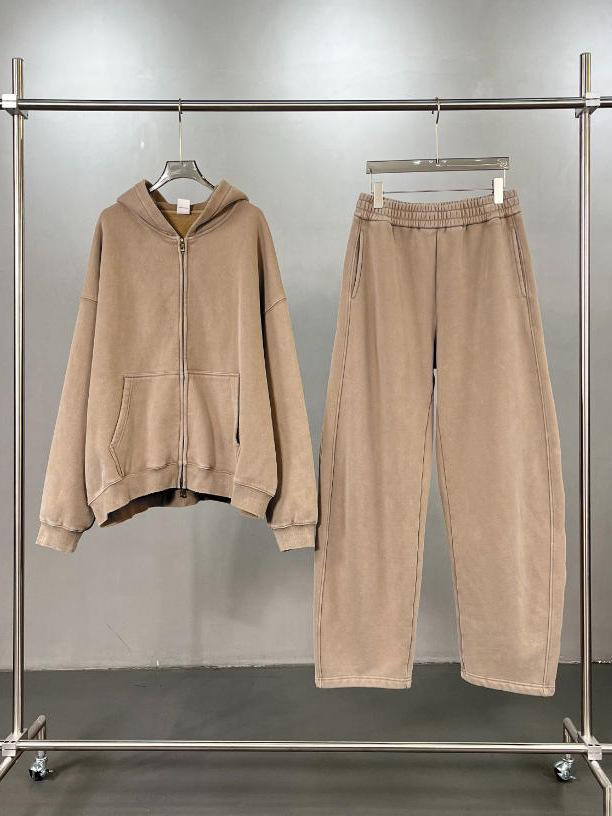 Trendy Unisex Oversized Velvet-Lined Winter Zipper Hoodie