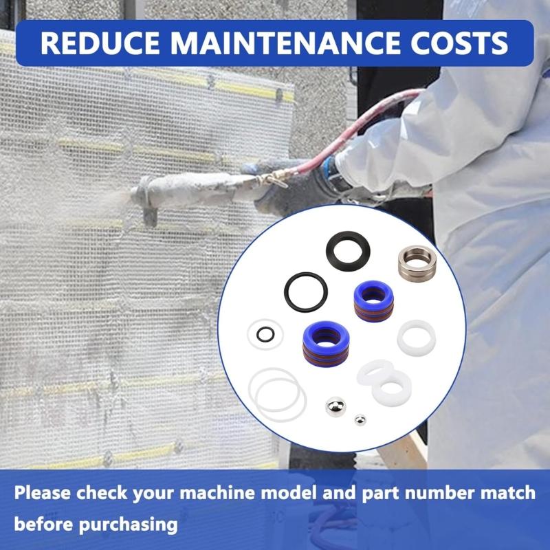 244194 Pump Repair Kit Seal Kit For 295 390 395 490 495 595 3400 Airless Sprayer Replacement Seal Accessories