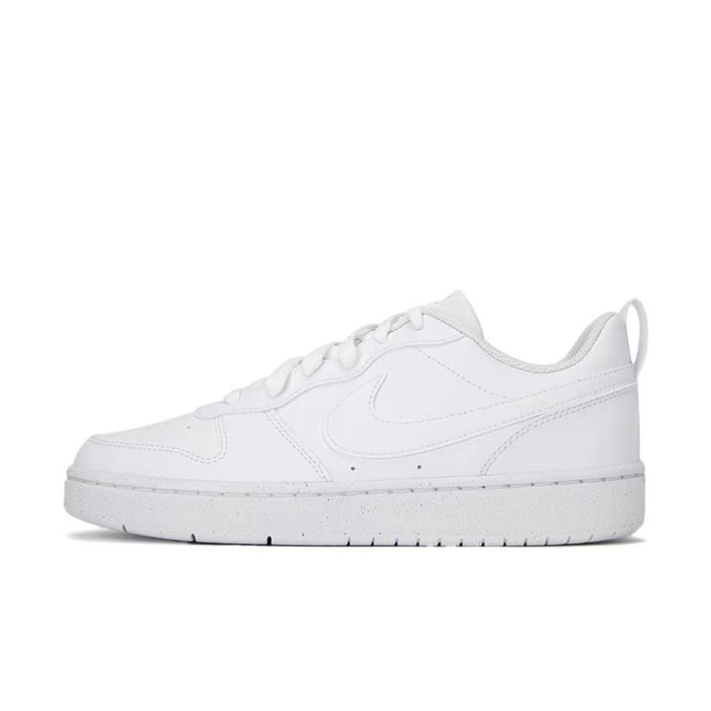 Nike Court Borough Dreamy Bowknot Low top Skateboard Shoes GS Pink White BQ5448-100(Team183-)