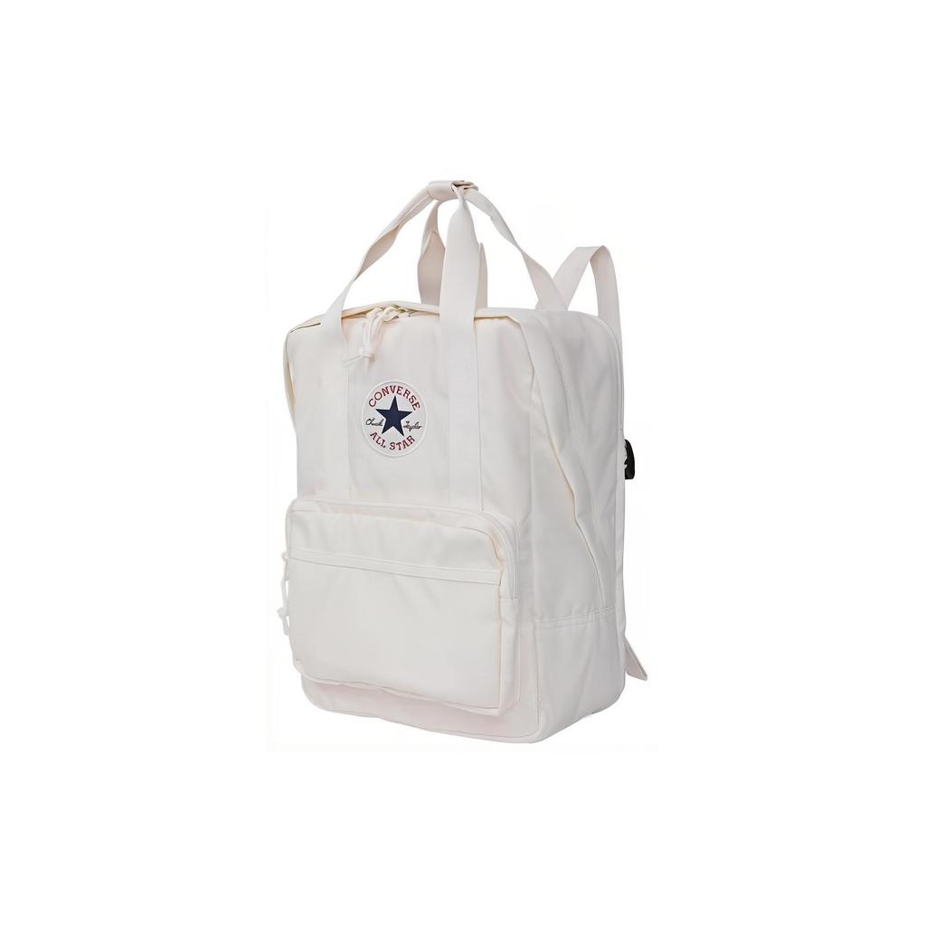 New Converse Polyester Backpack Small Size Unisex White 10026013-A03