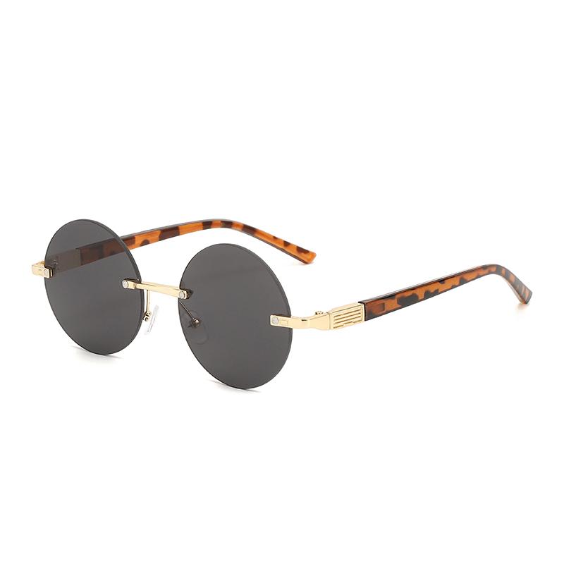 1 piece retro trimmed oval sunglasses versatile trendy sunglasses neutral casual vacation style