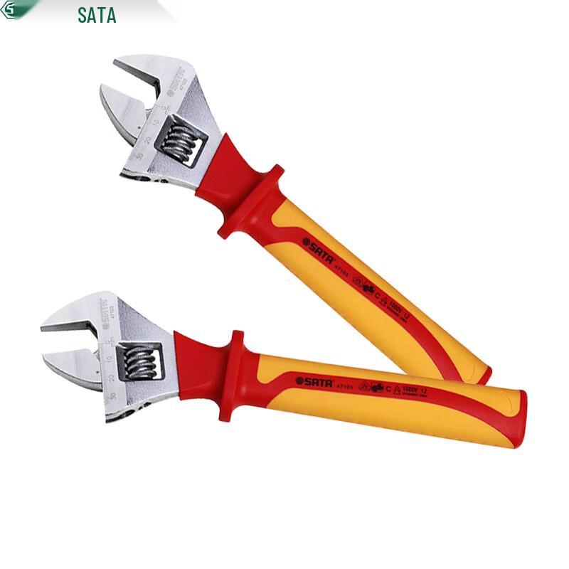 SATA 47103 VDE Insulated Adjustable Wrench
