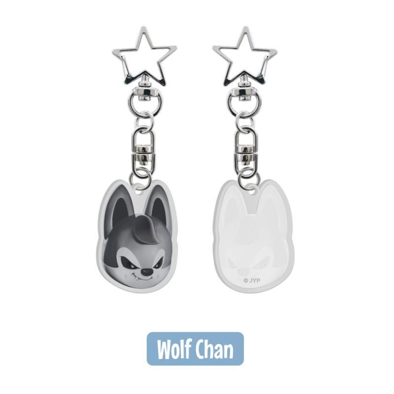 (Pre-Order) Stray Kids EVIL SKZOO ACRYLIC KEYRING - SKZOO Everywhere All Around The World
