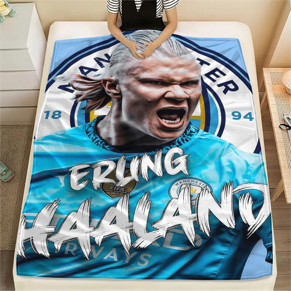 Erling Haaland Spirit Deken, Hoge kwaliteit Comfortabel voor Alle Seizoenen, Woondecoratie, Warmte en Comfort