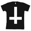 Umgekehrtes umgekehrtes Kreuz Bella + Canvas Satan T-Shirt NEU Unisex T-Shirt