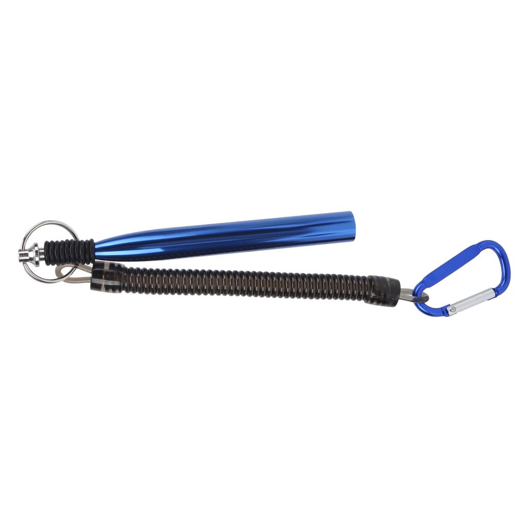 Aluminium Alloy Soft Baits Fishing Accessories Wacky Worm Rig Tool with 100 O RingsBlue