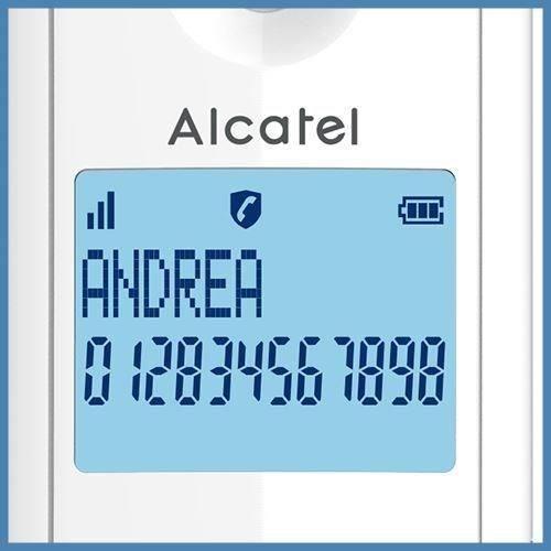 Téléphone sans fil alcatel pack duo f 860 duo avec fonction blocage des appels publicitaires blanc gris
