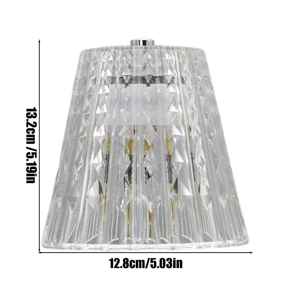 

Wireless Bottle Lamp 3-Color Touch Dimming Cordless Lampshade Rechargeable Wine Bottle Lights for Bedroom Living Room Kitchen