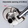 S-1Pc 180 Degree Rotating Adjustable Basin Spanner For Carbon Steel Tap Nut Spanner Universal Sink Plumbing Repair Hand Tool