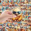 100 Anthropomorphic Mole Doodle Stickers Skateboard Suitcase Car Decoration Stickers Waterproof Creative Hand Note Stickers