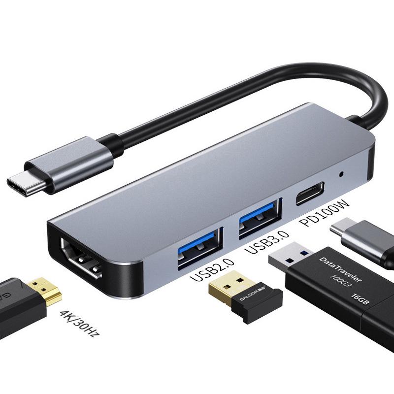 Type-C 4K HD Multi-Port Expansion Dock with Screen Converter