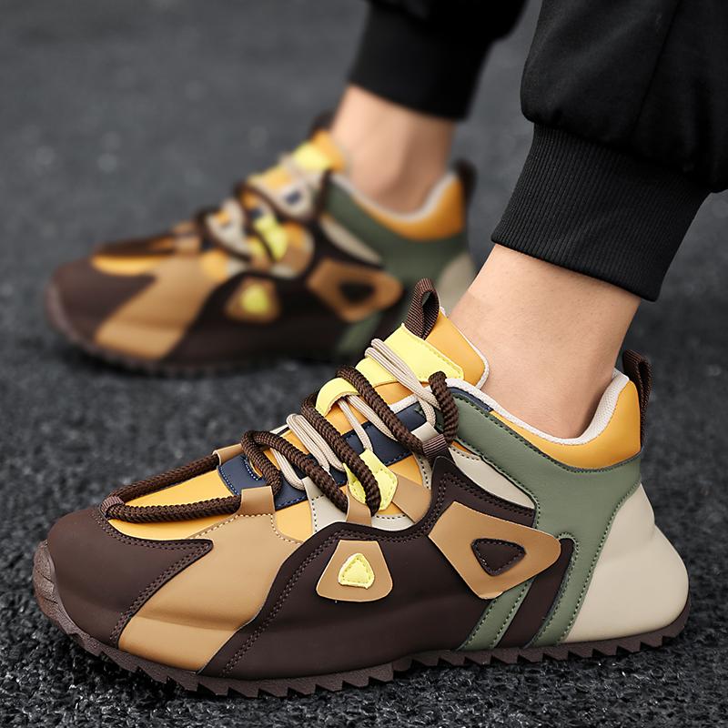 Herrenschuhe New Daddy Schuh Farbe Kampf Persönlichkeit Casual Sportschuhe Herren interne Erhöhung Schuhe