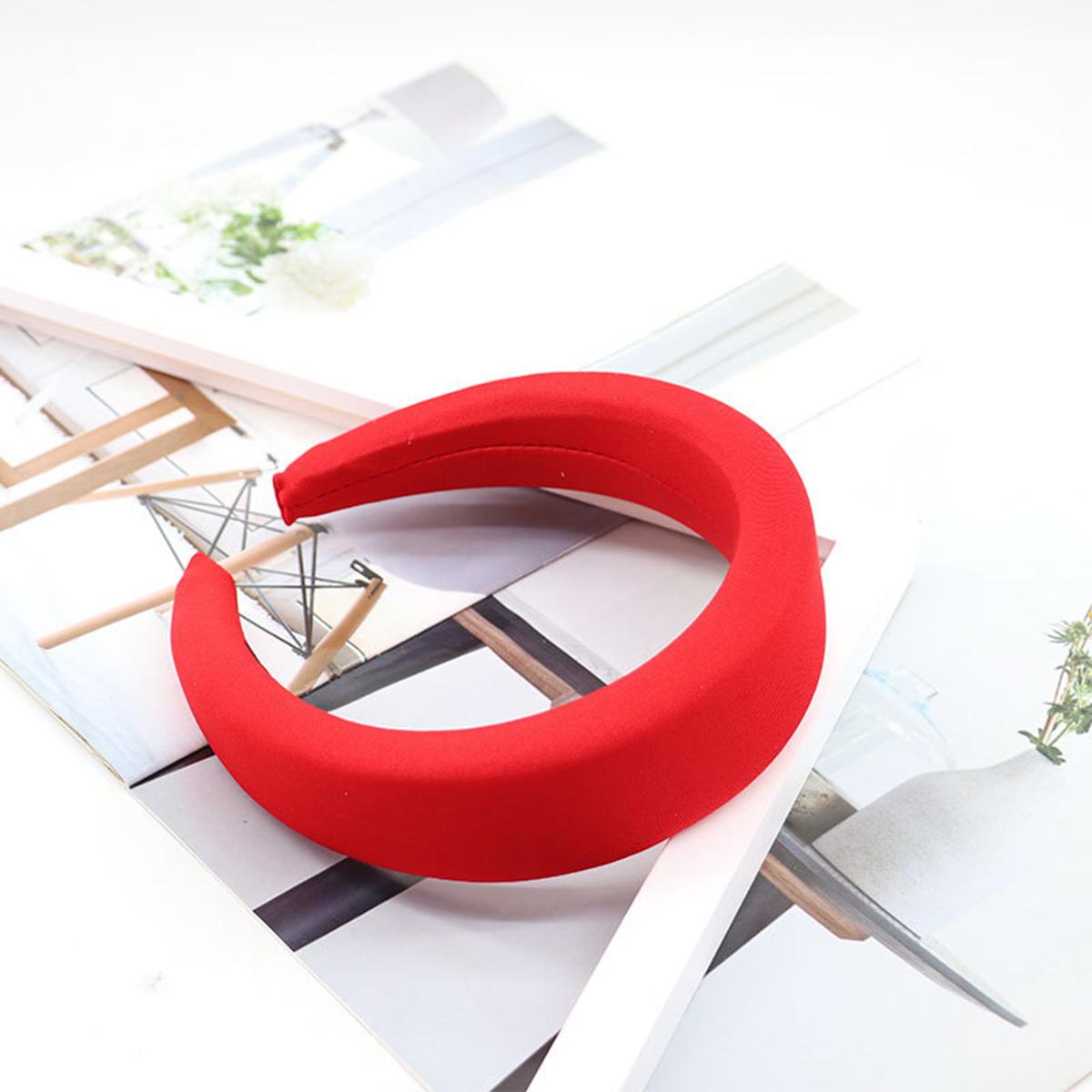 

Новые модные мягкие повязки на голову для женщин, корейская однотонная губчатая повязка для волос, широкий обруч для волос, головной убор, аксессуары для волос для девочек