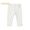 Balabala Girls' Lace-Trim Capri Leggings