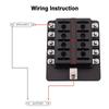 10-Position Fuse Box-With Accessories
