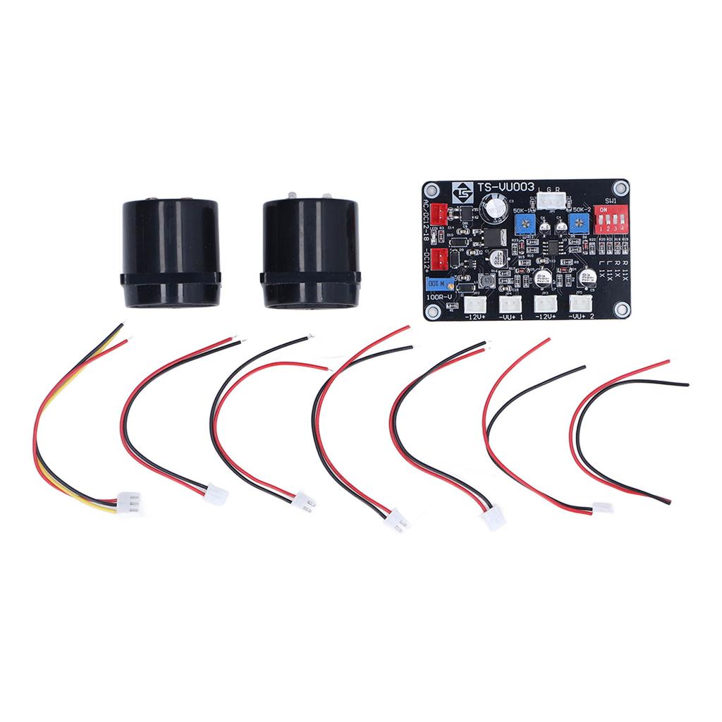 VU Meter ABS PCB With Driver Board Cable for DIY Recording Studio Medical Equipment