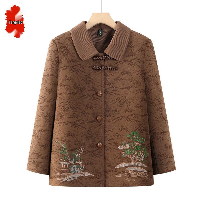 Fengxiao Elderly Women s Stylish Autumn Coat 2XL