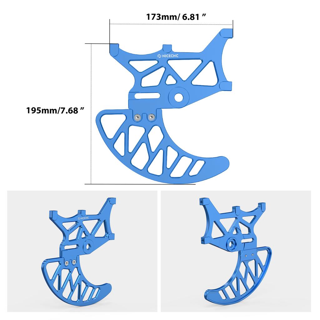 NICECNC For Surron Light Bee X S L1E For Segway X160 X260 Rear Brake Disc Guard Sprocket Caliper Protector Electric Dirt Bike